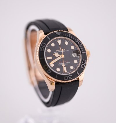 Rolex Yacht-master 37 2016 Yacht-master 37 Rose Gold Case Oysterflex Bracelet 268655 Unworn