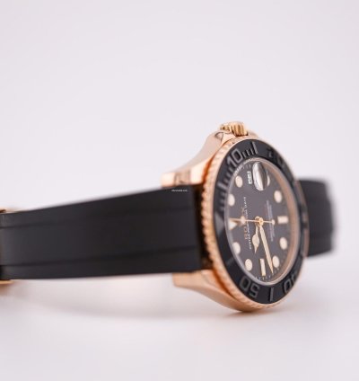 Rolex Yacht-master 37 2016 Yacht-master 37 Rose Gold Case Oysterflex Bracelet 268655 Unworn