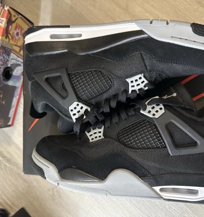 Jordan 4 Retro Se Black Canvas