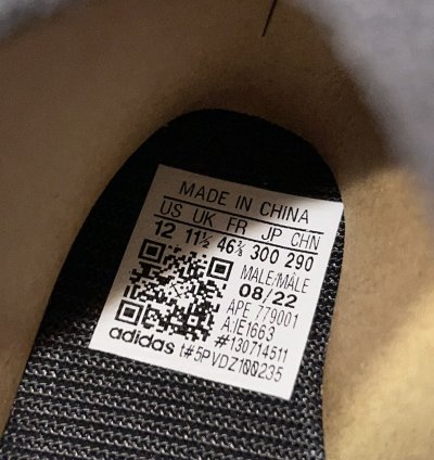 Adidas Men Yeezy Knit Rnr Fade Onyx Size 12 Ie1663