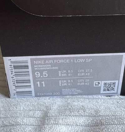 Nike Cpfm Moss Green Air Force 1