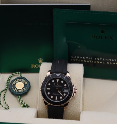 Rolex Yacht-master 37 268655 Oysterflex Full Set Unworn