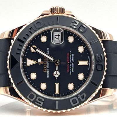 Rolex Yacht-master 37 37mm Rose Gold Oysterflex 268655 Unworn 2024