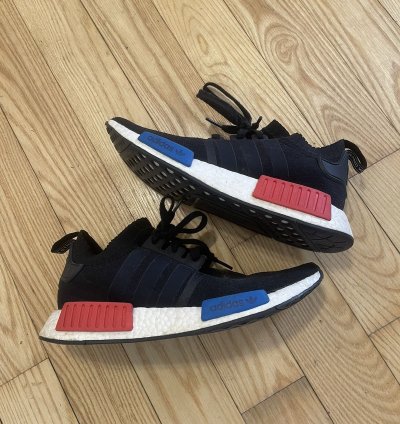 Adidas Nmd Core Black Lush Red Og Red Blue Size 9