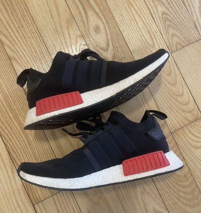 Adidas Nmd Core Black Lush Red Og Red Blue Size 9