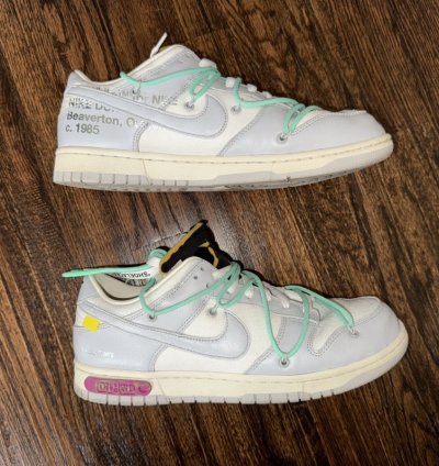 Nike Dunk Low Off-white Lot 4 Of 50 Size Men Us 10 5