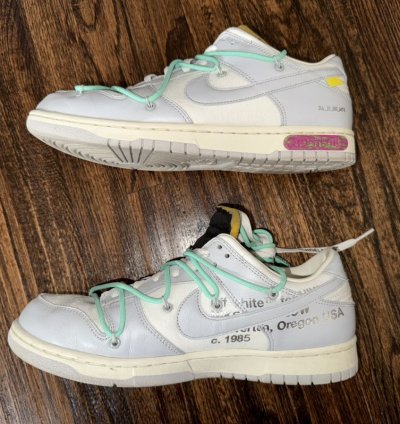 Nike Dunk Low Off-white Lot 4 Of 50 Size Men Us 10 5