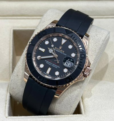 Rolex Yacht-master 40 2019 Rose Gold Yacht-master 40 Oysterflex 116655 Box Papers