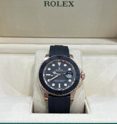 Rolex Yacht-master 40 2019 Rose Gold Yacht-master 40 Oysterflex 116655 Box Papers