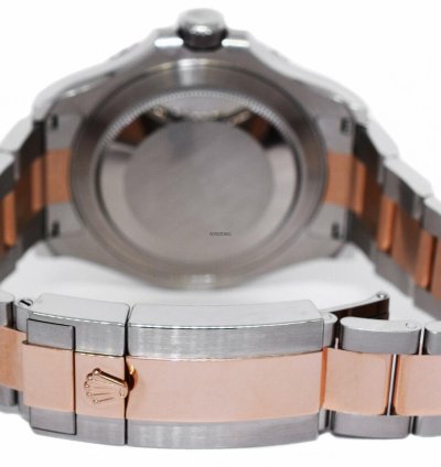 Rolex Yacht-master 40 Nos Rolex Yacht-master 40 18k Rose Gold Steel Black Dial Watch 21 126621