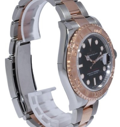 Rolex Yacht-master 40 Nos Rolex Yacht-master 40 18k Rose Gold Steel Black Dial Watch 21 126621