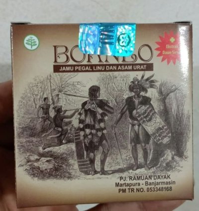 Borneo Capsules Soursop Leaf Extractt For Goutt Rheumatismm 50 Box