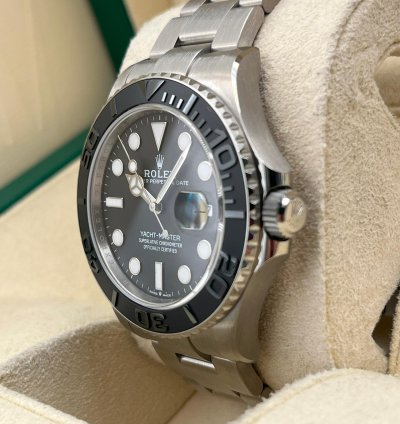 Rolex Yacht-master 42 Unworn Yacht-master 42mm Black Dial Titanium Bracelet 226627 Box Papers 2024