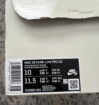 Nike Dunk Sb Low Jarritos Sz 10
