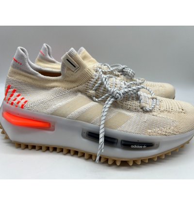 Adidas Nmd S1 Wonder White Solar Red Ie2079 Men Sz 10 5