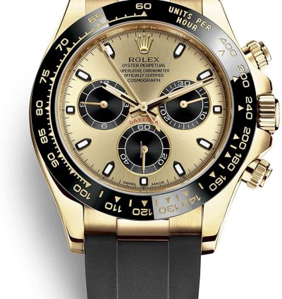 Rolex Daytona Yellow Gold Oysterflex Champagne Dial 2023