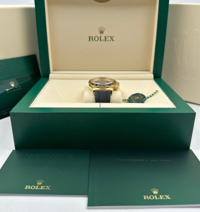 Rolex Daytona Yellow Gold Oysterflex Champagne Yml Dial 126518ln Unworn 2024