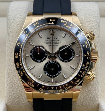 Rolex Daytona Yellow Gold Oysterflex Champagne Yml Dial 126518ln Unworn 2024