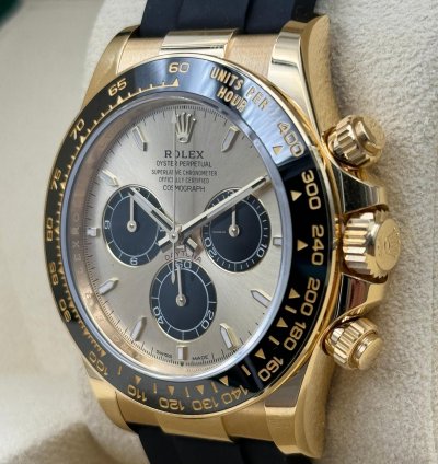 Rolex Daytona Yellow Gold Oysterflex Champagne Yml Dial 126518ln Unworn 2024