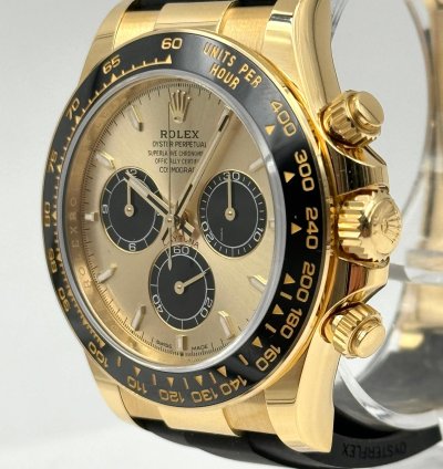 Rolex Daytona Yellow Gold Oysterflex Champagne Yml Dial 126518ln Unworn 2024