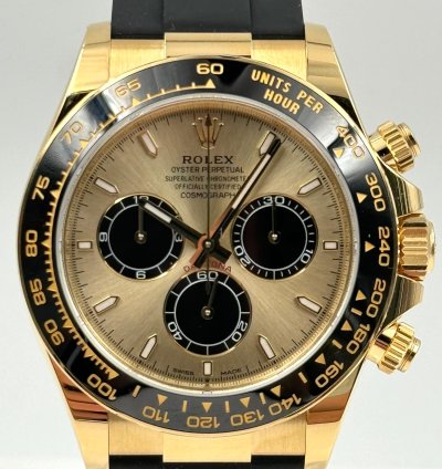 Rolex Daytona Yellow Gold Oysterflex Champagne Yml Dial 126518ln Unworn 2024
