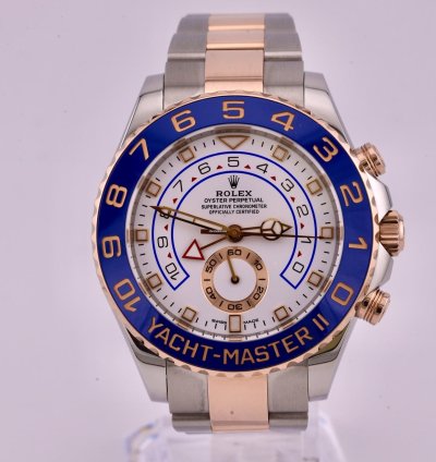 Rolex Yacht-master Ii 2020 Yacht-master Ii Rose Gold Stainless Steel 116681 Unworn