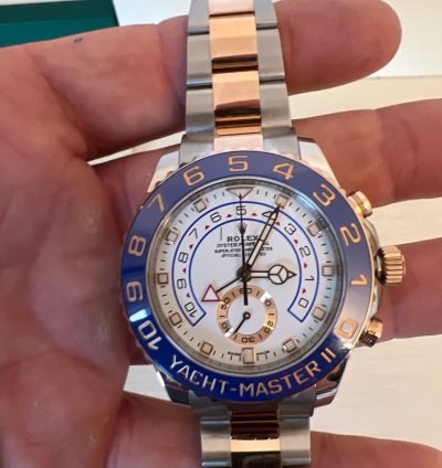 Rolex Yacht-master Ii 2021 Unworn Full Set Balance Of 10yr Warranty