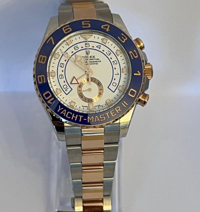 Rolex Yacht-master Ii 2021 Unworn Full Set Balance Of 10yr Warranty