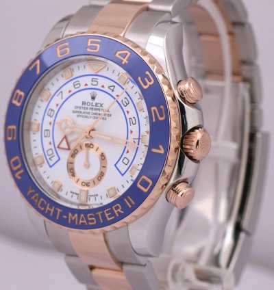 Rolex Yacht-master Ii 2023 Papers Men Rolex Yacht-master Ii 44mm New Hands 18k Gold 116681 Box