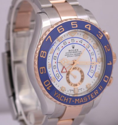 Rolex Yacht-master Ii 2023 Papers Men Rolex Yacht-master Ii 44mm New Hands 18k Gold 116681 Box
