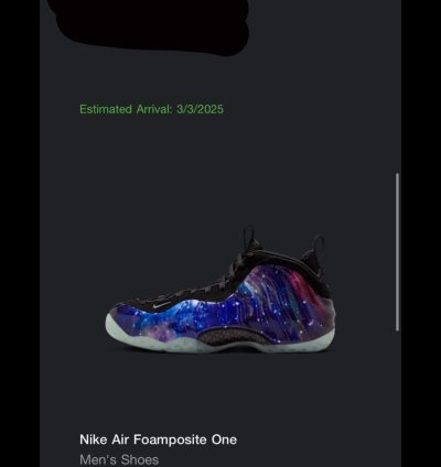 Nike Foamposite Galaxy 2025 Size 13 Confirmed