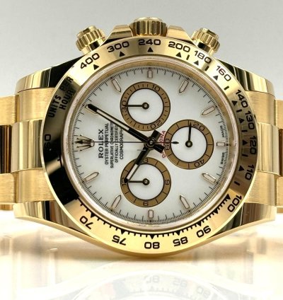 Rolex Daytona Yellow Gold White Dial Yellow Gold Bracelet 126508 Unworn 2024