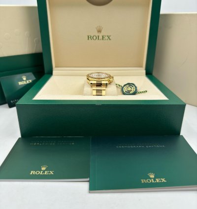Rolex Daytona Yellow Gold White Dial Yellow Gold Bracelet 126508 Unworn 2024