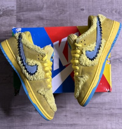 Nike Grateful Dead Sb Dunk Low Yellow Bear