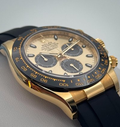Rolex Daytona Yellow Gold Yml Dial Complete Set 116518ln