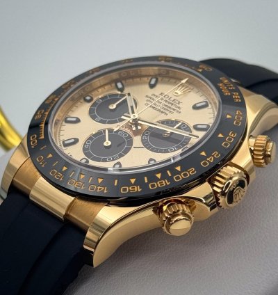 Rolex Daytona Yellow Gold Yml Dial Complete Set 116518ln