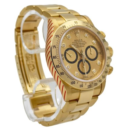 Rolex Daytona Zenith 6 Inverted Diamonds Dial Full Serviced By Rolex