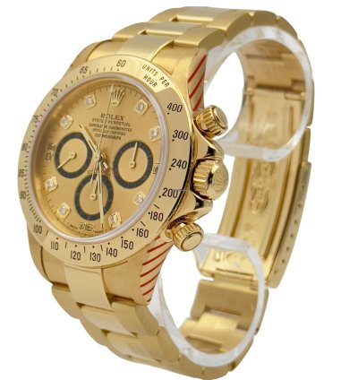 Rolex Daytona Zenith 6 Inverted Diamonds Dial Full Serviced By Rolex
