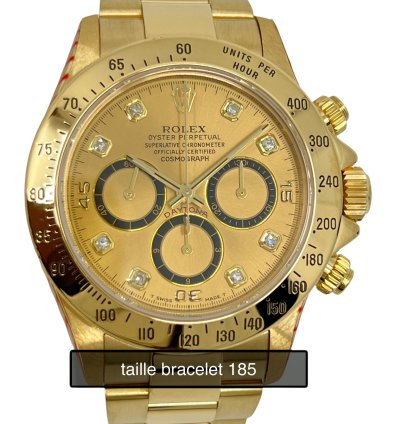 Rolex Daytona Zenith 6 Inverted Diamonds Dial Full Serviced By Rolex