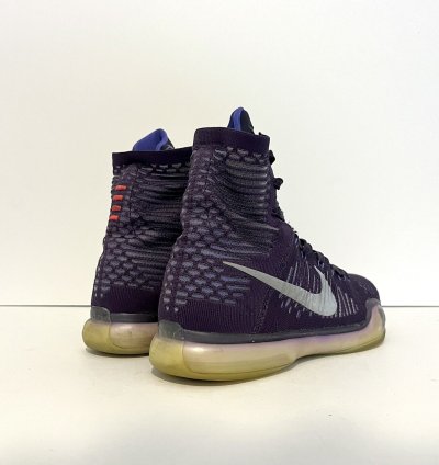 2014 Nike Kobe 10 Elite High Team Pack Purple Ink Sz 10