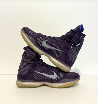 2014 Nike Kobe 10 Elite High Team Pack Purple Ink Sz 10