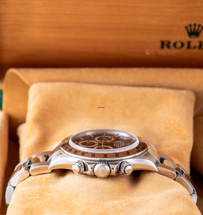 Rolex Daytona Zenith Black Dial - Ref 16520 - Ser - Full Set Eu 1999 - Nos Stickers