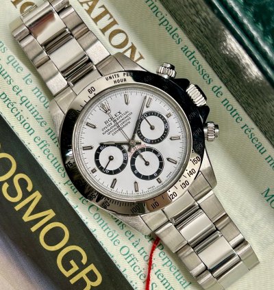 Rolex Daytona Zenith El Primero - White Dial - Ser - Ref 16520 - Year 1999