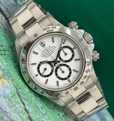 Rolex Daytona Zenith El Primero - White Dial - Ser - Ref 16520 - Year 1999