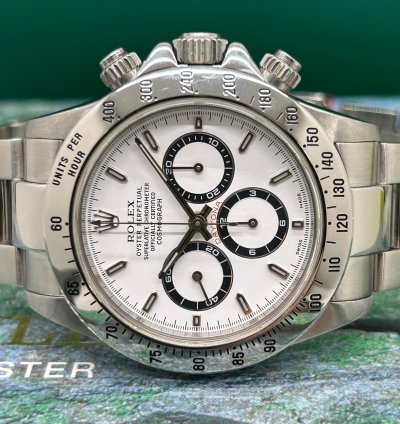 Rolex Daytona Zenith El Primero - White Dial - Ser - Ref 16520 - Year 1999
