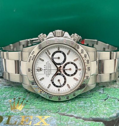 Rolex Daytona Zenith El Primero - White Dial - Ser - Ref 16520 - Year 1999