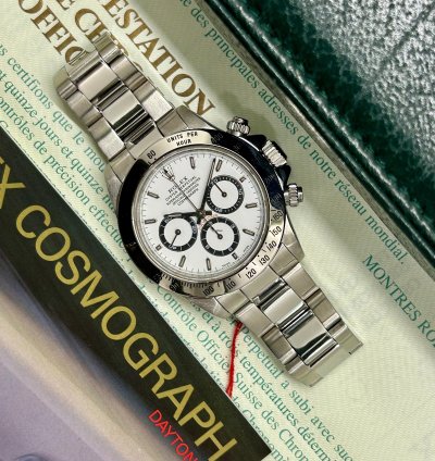 Rolex Daytona Zenith El Primero - White Dial - Ser - Ref 16520 - Year 1999