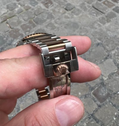 Rolex Yacht-master Ii Oro Rosa Rose Gold Steel Full Set Plastiche Plastic