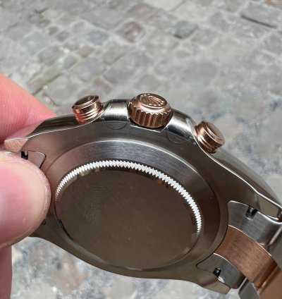 Rolex Yacht-master Ii Oro Rosa Rose Gold Steel Full Set Plastiche Plastic