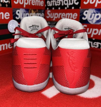 Nike Kobe 11 Team Bank University Red 856485-663 Size 13 5